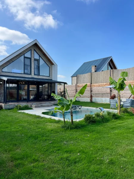 Conservative Peak Stone Bungalow No:1 with Heated Pool