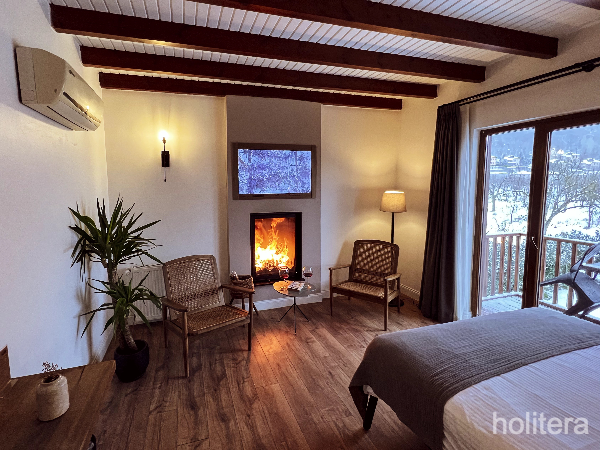 Garden View Room with Fireplace